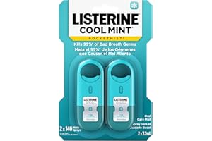Listerine Cool Mint Pocketmist – Spender für frischen Atem, 2 Stück