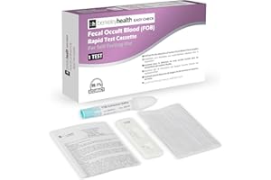 Kit de Test à Domicile pour la Santé Intestinale (FOB) de Berkeley Health | Détecte le Sang Occulte Fécal Humain dans les Excréments | Rapide et Précis à 99,1% | Kit Test Facile à Suivre | 1 Test
