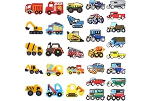 YFJSML Shoe Charm, 31-Pack Ciondoli per Scarpe da Zoccoli, Escavatori Decorazione di Scarpe, Ciondoli per Scarpe, Accessori per la Decorazione del Braccialetto per Regali di Compleanno, Feste di Natale