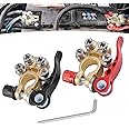 2pcs Battery Terminals Shear Load Pole Terminal Car Battery Terminal 4-Way Car Connectors Quick Release 12/24V Connector Posi