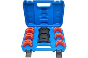 THIKPO Kit Universal de Instalación de Retenes de Horquilla para Moto – 14 Piezas | Herramienta de Montaje para Retenes de Suspensión Delantera 35-50 mm