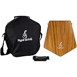 Hype String Mini Travel (Double-Sided) Cajon || Made of Solid Teak Wood With Cover Bag and Strap