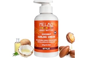 MegiaExist Lockencreme für Natürliche Locken und Wellen, Feuchtigkeitsspendende Curl Cream mit Pflegeformel, Definiert Locken, Reduziert Frizz, Geeignet für Tägliche Anwendung