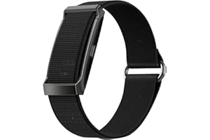 Duckdik Smart Band, Pulsera Actividad sin Pantalla Hombre Mujer con GPS Integrado, Pulsómetro, SPO₂, Podómetro, Monitor Sueño, Notificaciones Whatsapp, Resistente Agua, 2 Correas Negra + Naranja