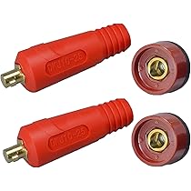 TIG Cavo Di Saldatura Pannello Connettore-spina DKJ10-25 200Amp Dinse - copertina