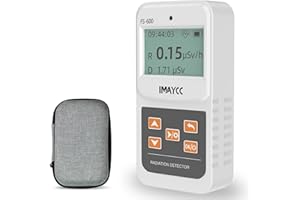 IMAYCC Geigerzähler, FS-600 Dosimeter Automatischer Strahlungsdetektor, Radioaktivität Nuklearer Strahlungsdetektor Kann in Privathaushalten, Unternehmen, in Innenräumen und im Freien verwendet werden