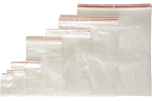 Netuno 100 sachets zip transparents 160 x 250 mm sachets plastique à fermeture zip sacs fermeture par pression sacs plastiques sac en plastique sachet polyéthylène pour expédition stockage transport