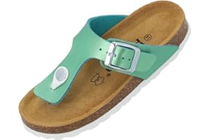 Palado Zehentrenner Mädchen Kids Kos G Keops – coole Pantoletten - bequeme Hausschuhe mit trendigen Farben - modische Sommerschuhe