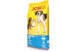 JosiDog Master Mix (1 x 15 kg) | Adult | Premium Trockenfutter für ausgewachsene normal aktive Hunde | mit viel Protein & Roter Beete | Powered by JOSERA | Hundefutter | Alleinfutter | 1er Pack