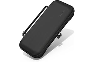 Skull & Co. Every Day Slim Carrying Case for Steam Deck and Steam Deck OLED: Protective Travel Case Portable Hard Shell Case for GripCase SD - Black