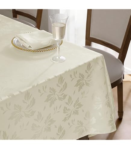 Xoenoiee Tovaglia rotonda con stampa floreale con farfalle, impermeabile, antimacchia, a prova di fuoriuscite, per sala da pranzo, cucina, feste, taglia M