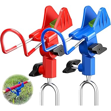 Lot De 5 Porte-cannes à Pêche Anciens - Support Fer Tôle Acier Galvanisé - Occasion
