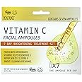 Skin Treats Vitamin C Ampoules Serum, Vitamin C 7 Day Skincare Set, Antioxidant Day Serum for Face, 7 x 2ml Ampoules, Vegan Friendly