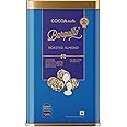 BARQUILLO Premium Roasted Almond Coated Chocolate Tin Pack-10 Pcs|Vanilla Cream Filled Biscuit Roll 200 Gram imported | Dubai couverture taste | Diwali Gift Celebration specially for Couples