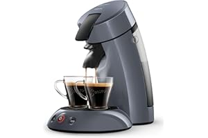 PHILIPS HD7806/51 - Cafetière à dosettes Senseo Original - 1450W - 1 ou 2 tasses - CREMA PLUS - arrêt automatique - réservoir 0,7 L - Bleu Mystique