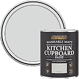 Rust-Oleum Light Grey Kitchen Cupboard Paint in Matt Finish - Dove ...