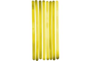 Glowtopia 12 inch Mega Glow Sticks/Glow Batons - Premium Glowsticks (Yellow, 10 Pack)