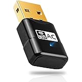 Maxesla WiFi Dongle for PC, Mini Blazing Fast AC600Mbps USB Wifi Adapter, High Gain Dual Band 2.4&5GHz Internet USB Adapter f