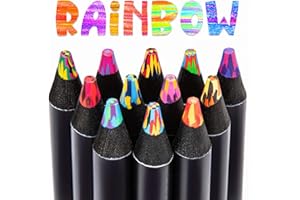 Maqhpu Kleinigkeiten für Adventskalender Kinder, 12 Farben Regenbogenstift, Nikolaus Geschenke Kinder, Mitgebsel Kindergeburtstag, Weihnachtsgeschenke für kinder, Buntstifte Stifte Mädchen Geschenke