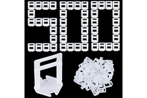TUAKIMCE 500Pcs Tile Leveling System 3mm,Tile Spacer Clips for Floor Wall, Tile Installation Tool for Professional Ceramic Tile and Stone Installation, Spacers Only