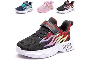 PHMNZIP Chaussures de Sport Garçon Enfants Basket Léger Chaussure Athlétiques Sneakers Fille de Course Mode Respirant en Salle Compétition Entraînement Shoes