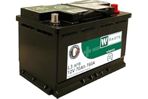 W-PARTS BATTERIA AUTO 70 Ah AFB - 760A | Start & Stop | 278 x 175 x 190 | 70Ah | VR760