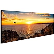 Islandburner Leinwandbild 'Seifenblasen Im Sonnenlicht' - 80x40cm Pastellfarben Wandbild