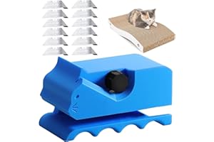 Pynzeka Coupe-Carton pour Planches à Gratter pour Chat Coupe-Carton imprimé 3D avec 10 Lames de Sécurité Idéal pour l'artisanat et Besoins des Animaux de Compagnie