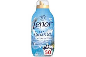 ‎LENOR Lenor Luftfrisch Weichspüler Alpensee 50 Waschladungen 700ml – Für Wäsche Wie An Der Frischen Luft Getrocknet
