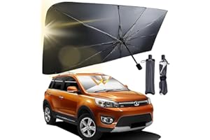 KOKOBOX Pare Soleil Voiture Pare Brise Avant Pare-Soleils Auto 140x78cm Pare Soleil Voiture Couverture Pare Soleil Avant Anti UV Isolation La Chaleur Et Soleil Pliable Pare Soleil pour Voiture