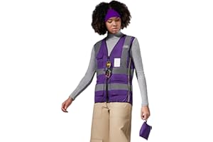 AYKRM chaleco de reflectantes alta visibilidad trabajo seguridad cremallera mujer bolsillos