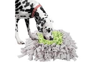 IEUUMLER Snuffle Mat para Perros Estera de alimentación Estera de Entrenamiento Manta para la Nariz Juguete de Juego IE075 (45x45cm, Blue & White)