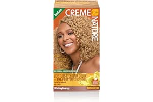 ‎CREME OF NATURE Creme of Nature Feuchtigkeit Rich-Haarfarbe Kit, Leichteste Blond
