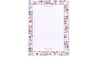 DRAEGER PARIS 1886 - Papeterie 15x21 cm - To Do A5 Fleurie - 2026 - Papier FSC