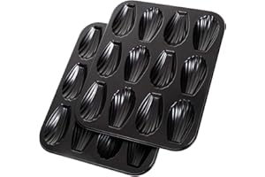 SIDCO Madeleine Backform 12er Bärentatzen 2 x Ofenblech Backblech Madeleineform