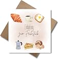 Einladungskarte 'Kommt Essen!' – Büttenkarte Mit Umschlag, 10x15 Cm, Für Dinner-Partys & Hochzeiten