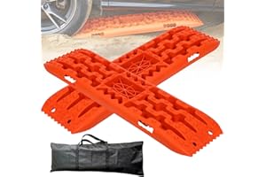 JOMAFA Placas de traccion Todoterreno para desatascar Coche con Base para Gato trinquete, para Arena, Barro, Nieve, 2 Piezas