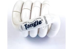 Tangle Jr. Solid White - Genuine Fidget - Fidget Toy for Kids and Adults