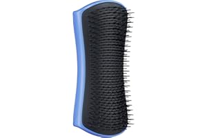 Tangle Teezer | Pet Teezer | Szczotka dla psa do rozczesywania i pielęgnacji, ergonomiczna i łatwa do czyszczenia, delikatnie usuwa węzły, luźne włosy i brud dzięki dwupoziomowym zębom, chabrowy