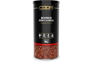COOR SMART NUTRITION - Té Rooibos con Canela - Formato de 100 g - Sin Teína - Alto Poder Antioxidante - Sin Azúcares y Libre de Alérgenos - Indicado para Elaborar Bebidas Aromáticas