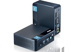 Fodenn F10 Mini PC Windows 11 Pro Alder Lake-N95 3,4 GHz, 16 GB di RAM DDR4 512 GB SSD. Mini Computer, 4K HD Piccolo PC Dual HDMI Supporta il 4K /Dual-band WiFi /BT4.2 per Ufficio, Casa e Server