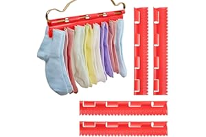 CANCYCC 4 Stück Sockentrockner Wäscheständer, Winddicht Sockenhalter Wäscheständer, Kleinteilehalter für Leifheit Sockentrockner, Kunststoff Aufhänger für Socken, Unterwäsche, Kleine Kleidung