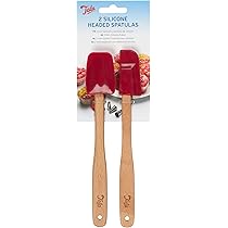 Set Spatole In Silicone 5 Pezzi: 2 Spatole + 3 Mini Leccapentole, Ideali Per Cucina E Beauty, Con Foro Per Appenderle