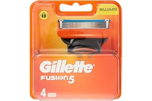 Gillette Lames de Rasoir Gillette Fusion, 4 Pièces
