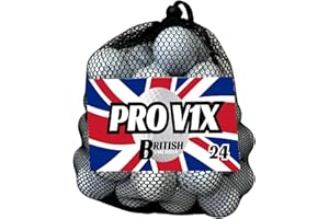 British Lake Balls - Recycled ProV1x golf balls Grade A - Premium Quality Pro V1x Lake Golf Balls for Golf Practice & Play - 24 pack