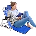 Lifting Bed Backrest,Adjustable Bed-Backrest for Sitting Up in Bed,Folding Floor Chair for Reading with Pillow,Multi-Function Sit-Up Back Rest, Patient Care Bed Chair with Armrest Breathable Fabric