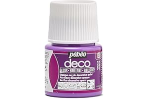 PEBEO - Pintura acrílica multisoporte - Color Opaco - Acabado Brillante - Color Morado - 45ml
