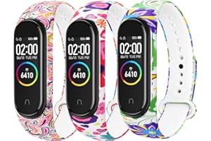 Tobfit Cinturino Compatibile per Xiaomi Mi Band 4, Xiaomi Mi Band 3, Cinturino in Silicone Cinturino Ricambio Cinturino Impermeabile Ultralight Braccialetto con Mi Band 3/4