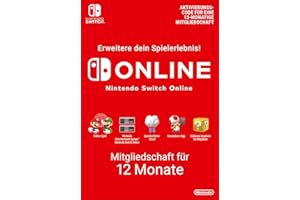 Nintendo Switch Online Mitgliedschaft - 12 Monate | Switch Download Code