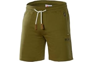 Mount Swiss Pantalones Cortos de Ocio para Hombre Liam | 2 Bolsillos Laterales y 1 Bolsillo Trasero con Cremallera I Pantalones Cortos Deportivos en Colores clásicos